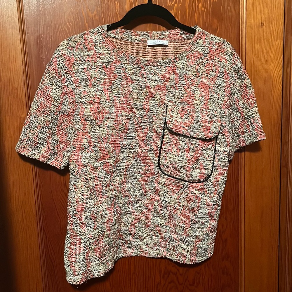 Large Zara Tweed Top